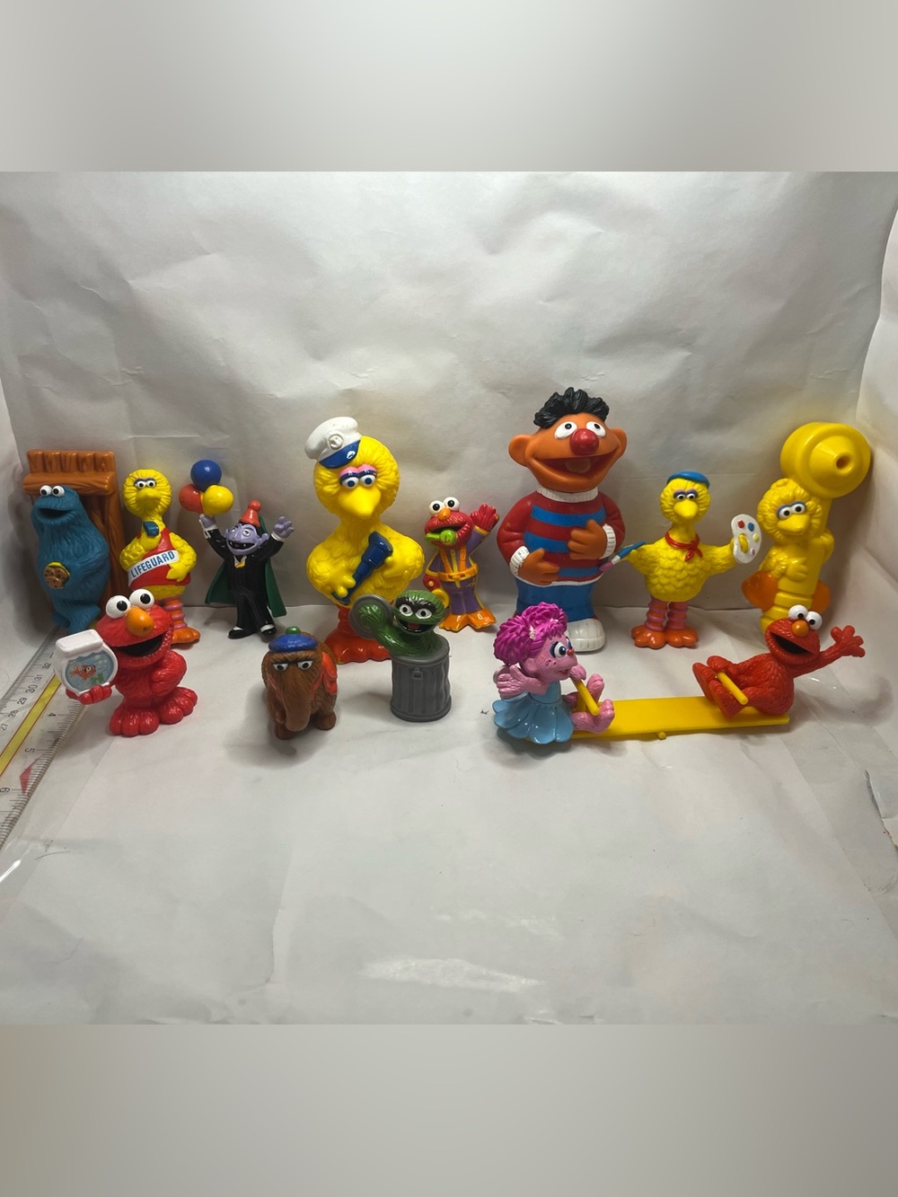 Sesame Street and Muppets vintage toy lot random